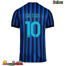 Camisa de Futebol Inter Milan Lautaro Martinez #10 Equipamento Principal 2025-26 Manga Curta